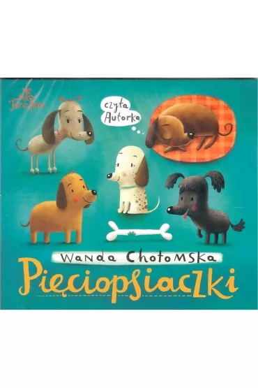 Pi�ciopsiaczki Audiobook CD - Wanda Chotomska