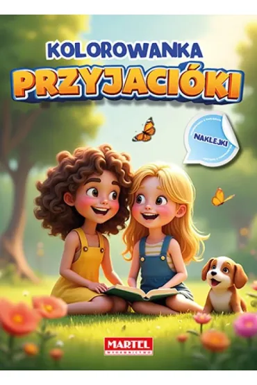 Przyjaci�ki. Kolorowanka z naklejkami - Maciej  Ratajczyk