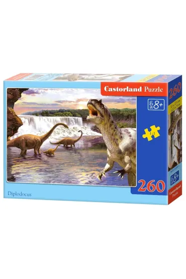 Puzzle 260 el. Diplodocus Castorland