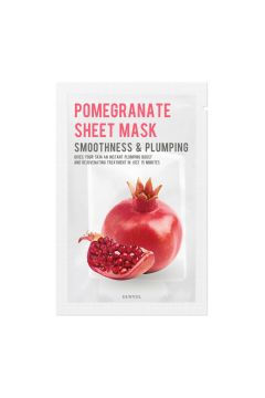 Eunyul Pomegranate Sheet Mask ujdrniajco-wygadzajca maseczka w pachcie z granatem 22 ml