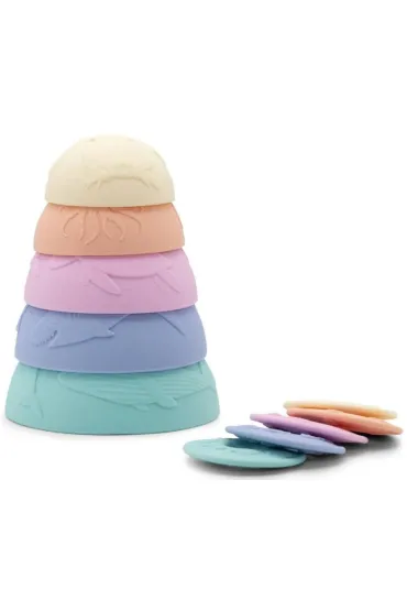 Kubeczki silikonowe z ton�cymi dyskami pastel Jellystone