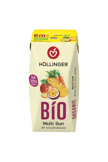 Hollinger Nektar wieloowocowo-marchwiowy 200 ml Bio