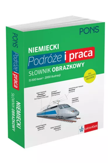 S�ownik obrazkowy PODRӯE i PRACA niemiecki, polski PONS