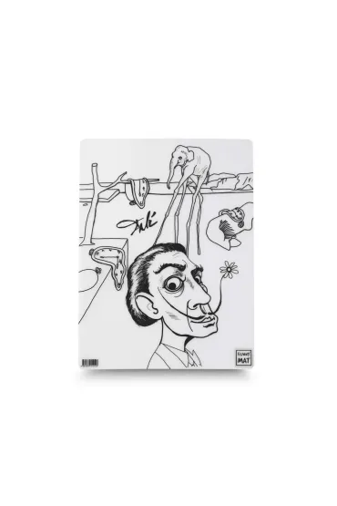 Funny Mat Transparent - Dali. Mata do kolorowania wielokrotnego u�ytku Strigo