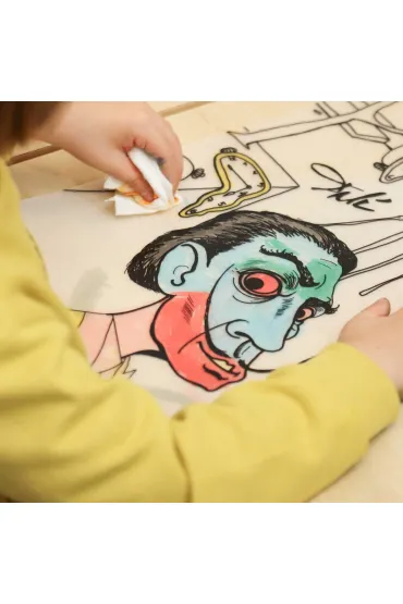 Funny Mat Transparent - Dali. Mata do kolorowania wielokrotnego u�ytku Strigo