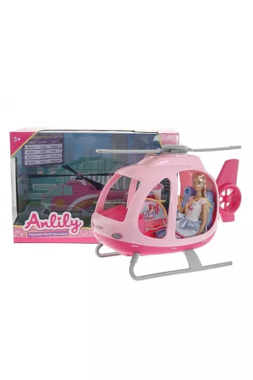 Lalka 29cm z helikopterem Adar