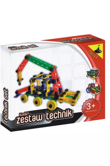 Klocki 183 el. Zestaw technik