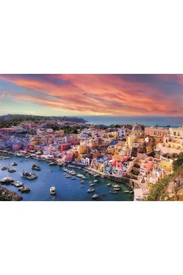 Puzzle 1500 el. HQ Picturesque Procida Island Clementoni