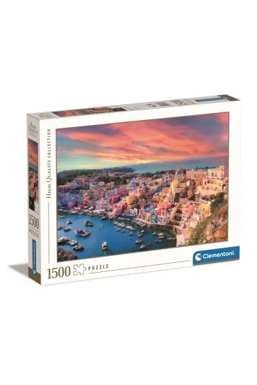 Puzzle 1500 el. HQ Picturesque Procida Island Clementoni