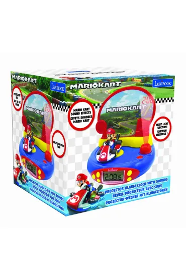 Budzik z projektorem Mario Kart Lexibook RP500NI