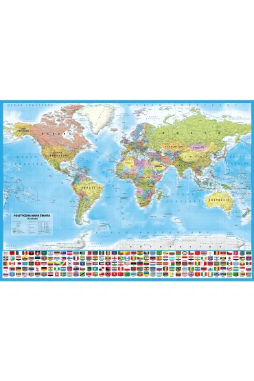 Puzzle 2000 el. �wiat polityczny mapa 1:42 000 000 ArtGlob