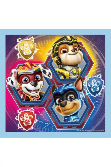 Puzzle 3w1 (20+36+50 el.) Moc Mighty Pups Trefl
