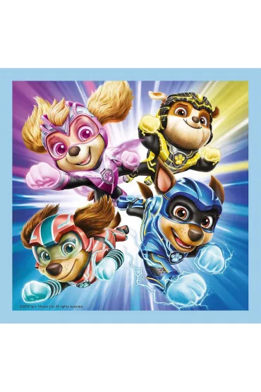 Puzzle 3w1 (20+36+50 el.) Moc Mighty Pups Trefl