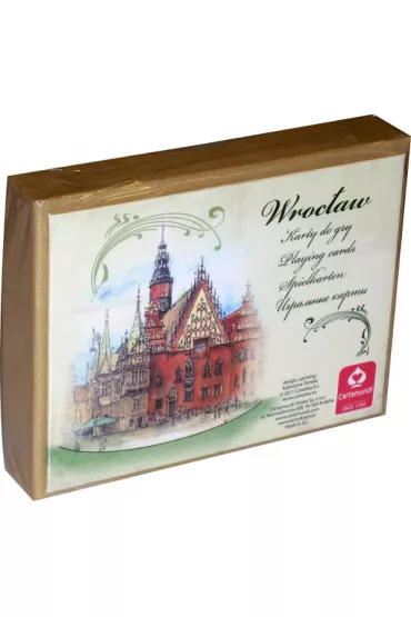Karty do gry Wroc�aw Akwarele - 2 x 55 listk�w