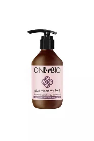 OnlyBio P�yn micelarny 3w1 do demakija�u twarzy oczu i ust 270 ml