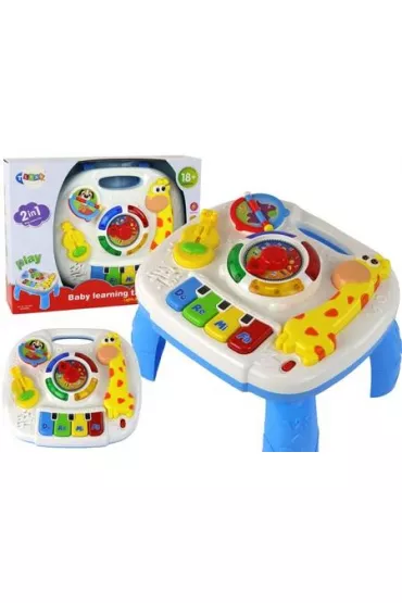 Stolik interaktywny edukacyjny 2w1 �yrafa LeanToys