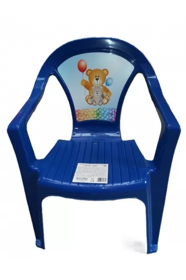 Krzese�ko plastikowe niebieskie 3Toysm