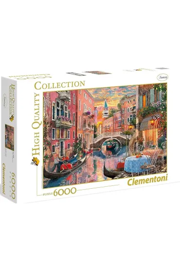 Puzzle 6000 el. High Quality Collection. Wieczorny zach�d s�o�ca w Wenecji Clementoni