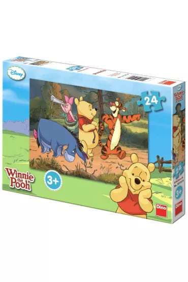 Puzzle 24 el. Kubu� Puchatek na wyprawie Dino Toys