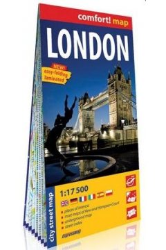 comfort!map Plan miasta Londyn 1:17 500
