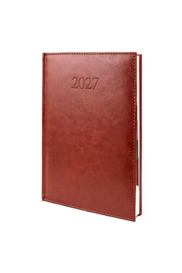 Kalendarz 2027 B5 Agenda Dzienny Bordo