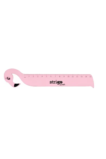 Strigo Linijka plastikowa Flaming 15 cm SSC360
