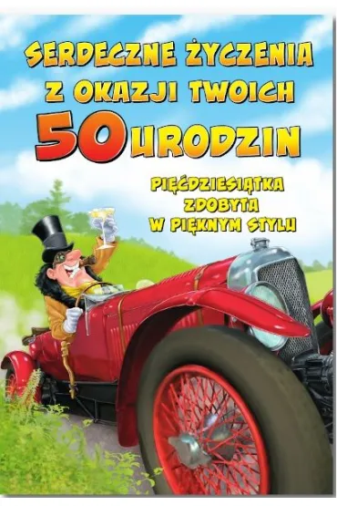 Trend Kartka okoliczno�ciowa Urodziny 50 MF34