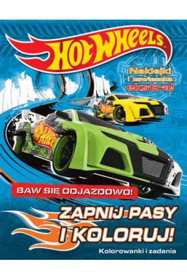Hot Wheels zapnij pasy i koloruj