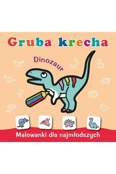 Malowanka 200X190  Gruba krecha. Dinozaur NAKLEJKI SKRZAT 072112