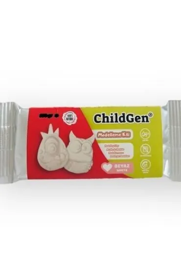 ChildGen Glina modelarska naturalna bia�a 250 g