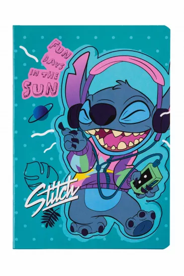 CoolPack Zeszyt A5 32k w kratk� Disney Blue Stitch wz�r 4