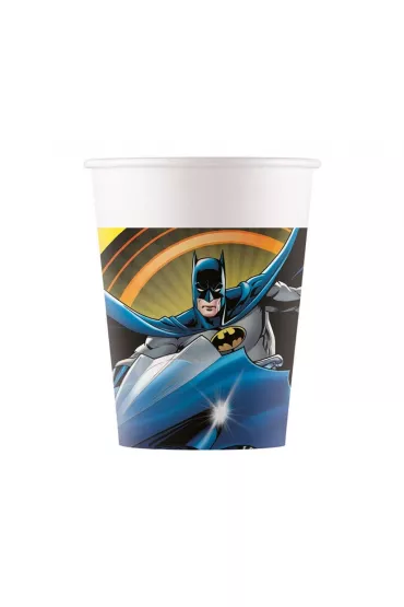 Procos Kubeczki papierowe Batman 200ml 8 szt.