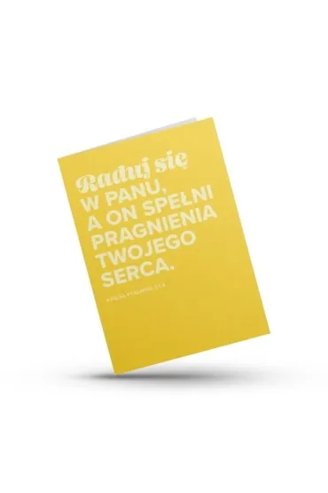 Kartka sk�adana - Raduj si� w Panu
