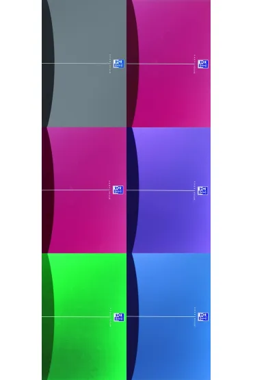 Ko�ozeszyt oxford my colours pp a5/90k kratka kratka 90 kartek