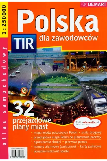 Atlas samochodowy Polska dla zawodowc�w 1:250 000