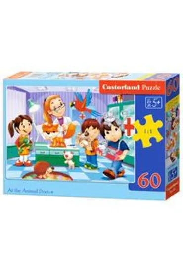 Puzzle 60 el. U weterynarza Castorland
