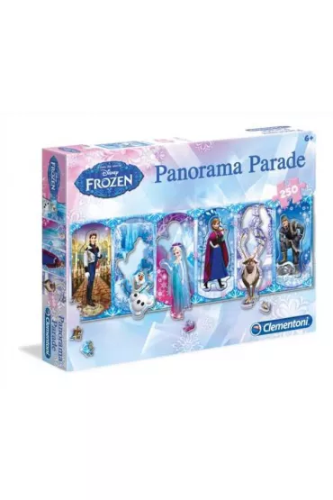 Puzzle 250 el. Panorama Parade - Kraina Lodu Clementoni