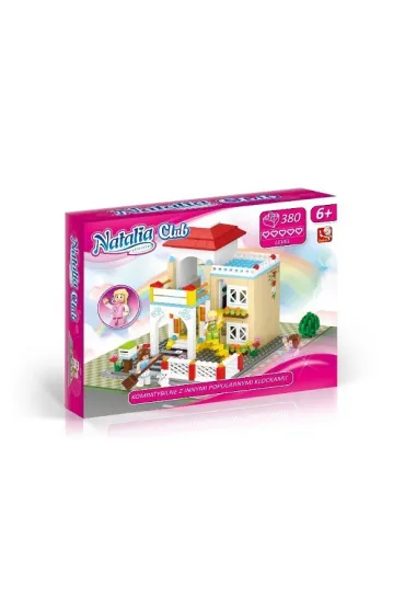 Klocki 380 element�w. Natalia, klocki Dom *