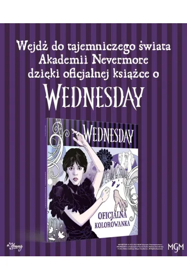 Wednesday. Oficjalna kolorowanka