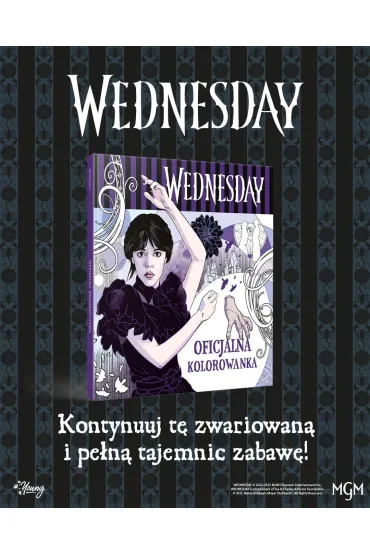 Wednesday. Oficjalna kolorowanka