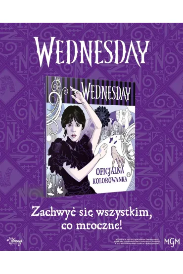 Wednesday. Oficjalna kolorowanka
