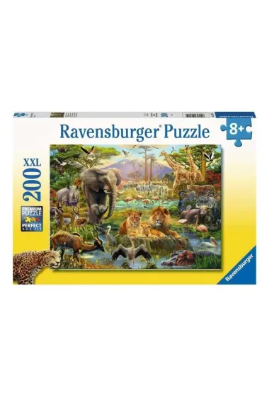 Puzzle 200 el. Zwierzeta sawanny XXL Ravensburger