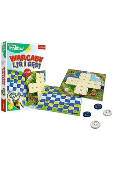 Gra 2w1. Warcaby, Lis i G�si