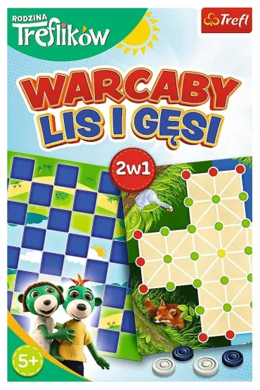 Gra 2w1. Warcaby, Lis i G�si