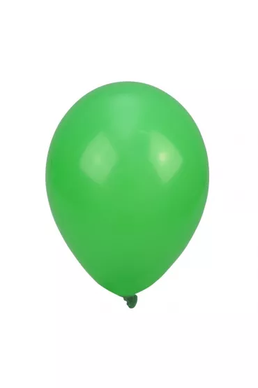Balony pastelowe jednokolorowe zielone 24cm