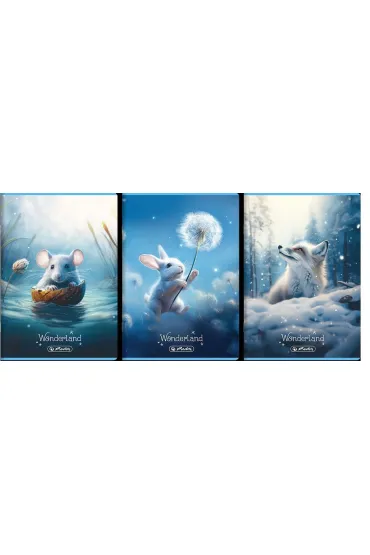 Herlitz Zeszyt A5 Wonderland dwie linie 32 kartki 10 szt.
