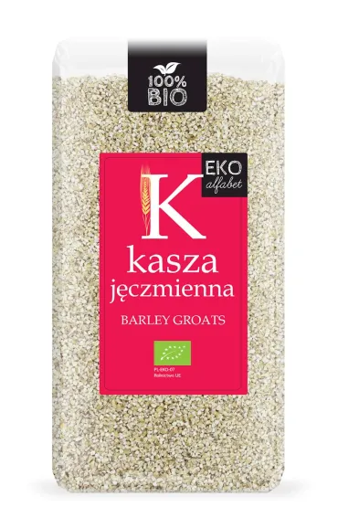 Eko Alfabet Kasza j�czmienna 500 g Bio