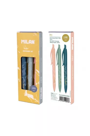 Milan D�ugopis P1 Lava 3 szt niebieski