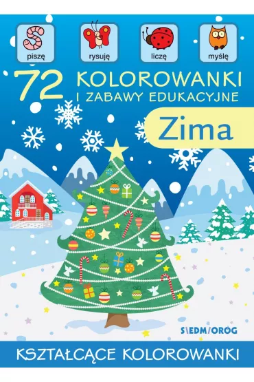 72 kolorowanki i zabawy edukacyjne. Zima - Teresa Warzecha