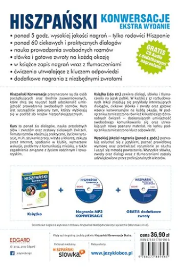 EDGARD. Hiszpa�ski. Konwersacje ekstra wyd. 2017